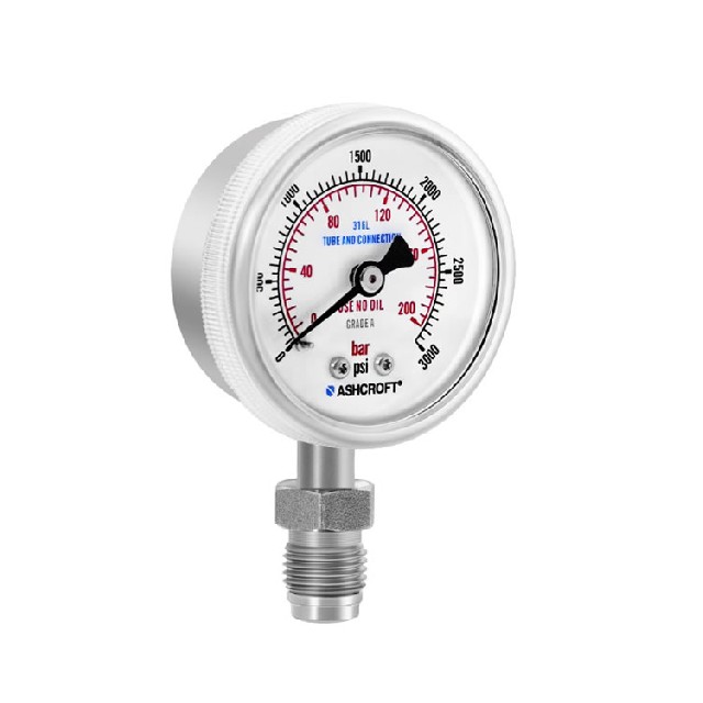 美國ASHCROFT HPX40/50/63 超高純壓力表